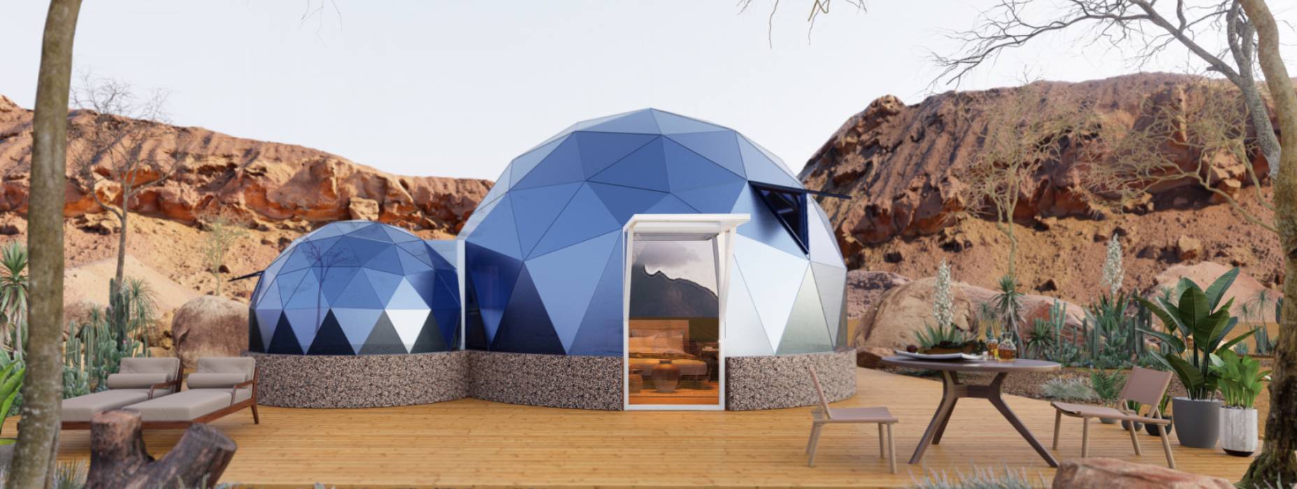 甘孜县球形智能光伏玻璃星空房